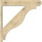Ekena Millwork Funston Craftsman Rough Sawn Outlooker, Douglas Fir, 8"W x 46"D x 46"H OUT08X46X46FST04RDF - alternate 2